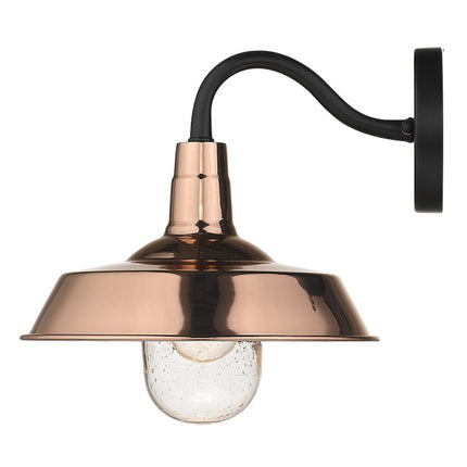 Shiny Copper Shallow Plate Shape Wall Light Home Decor > Lighting > Wall Lighting > Wall Sconces TriadCommerceInc