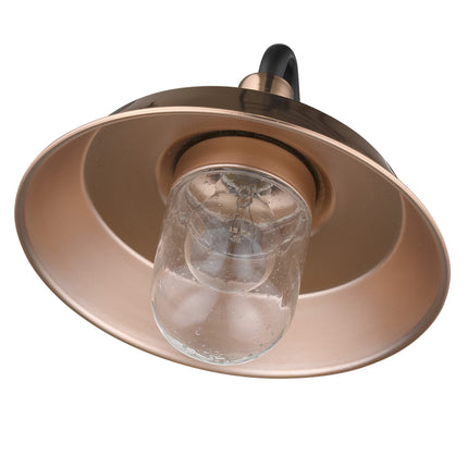 Shiny Copper Shallow Plate Shape Wall Light Home Decor > Lighting > Wall Lighting > Wall Sconces TriadCommerceInc