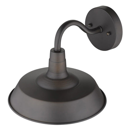 Antique Bronze Shallow Plate Shape Wall Light Home Decor > Lighting > Wall Lighting > Wall Sconces TriadCommerceInc
