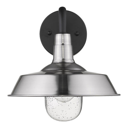 Silver Shallow Plate Shape Wall Light Home Decor > Lighting > Wall Lighting > Wall Sconces TriadCommerceInc