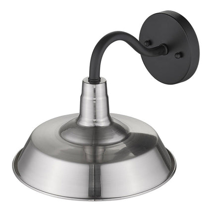 Silver Shallow Plate Shape Wall Light Home Decor > Lighting > Wall Lighting > Wall Sconces TriadCommerceInc