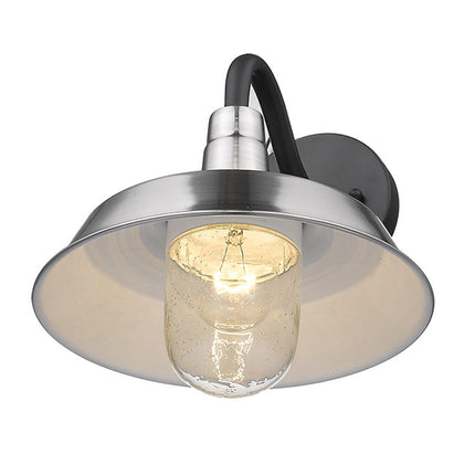 Silver Shallow Plate Shape Wall Light Home Decor > Lighting > Wall Lighting > Wall Sconces TriadCommerceInc