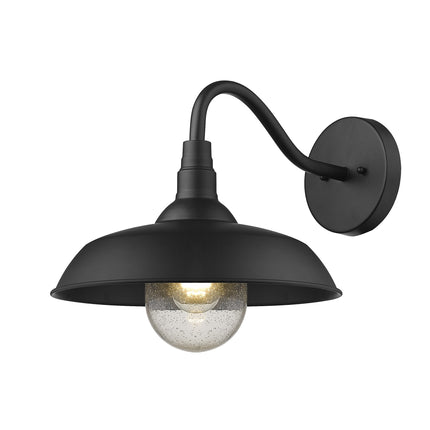 Burry 1-Light Matte Black Wall Light Home Decor > Lighting > Wall Lighting > Wall Sconces TriadCommerceInc
