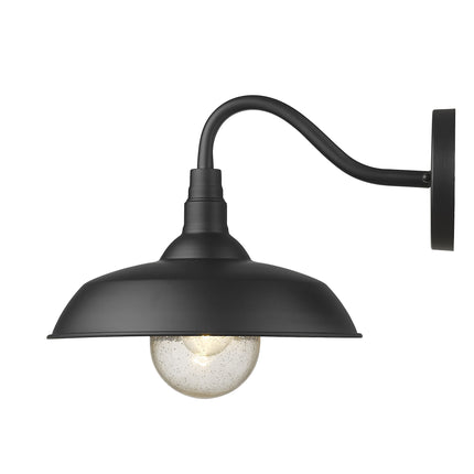 Burry 1-Light Matte Black Wall Light Home Decor > Lighting > Wall Lighting > Wall Sconces TriadCommerceInc