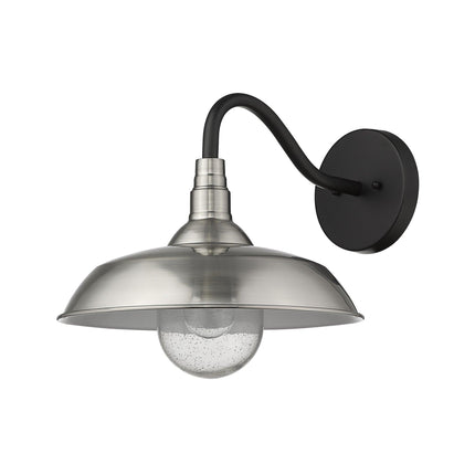 Burry 1-Light Satin Nickel Wall Light Home Decor > Lighting > Wall Lighting > Wall Sconces TriadCommerceInc