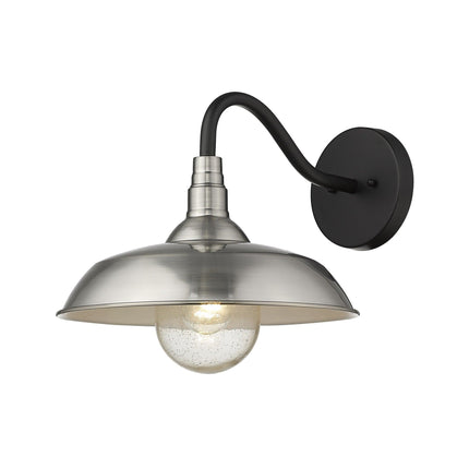Burry 1-Light Satin Nickel Wall Light Home Decor > Lighting > Wall Lighting > Wall Sconces TriadCommerceInc