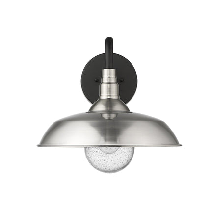 Burry 1-Light Satin Nickel Wall Light Home Decor > Lighting > Wall Lighting > Wall Sconces TriadCommerceInc