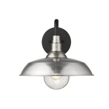 Burry 1-Light Satin Nickel Wall Light Home Decor > Lighting > Wall Lighting > Wall Sconces TriadCommerceInc