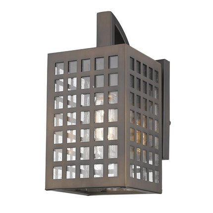 Letzel 1-Light Oil-Rubbed Bronze Wall Light Wall Lighting TriadCommerceInc   