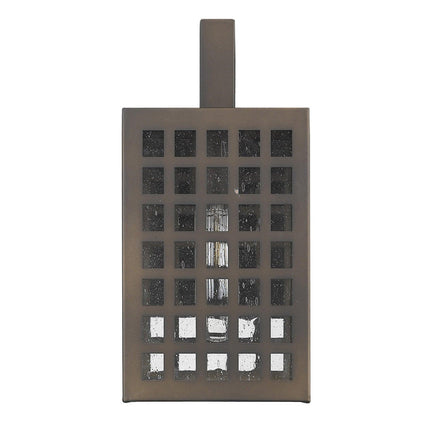 Letzel 1-Light Oil-Rubbed Bronze Wall Light Wall Lighting TriadCommerceInc   