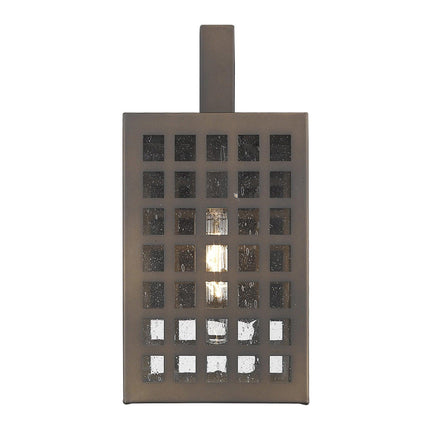 Letzel 1-Light Oil-Rubbed Bronze Wall Light Wall Lighting TriadCommerceInc   