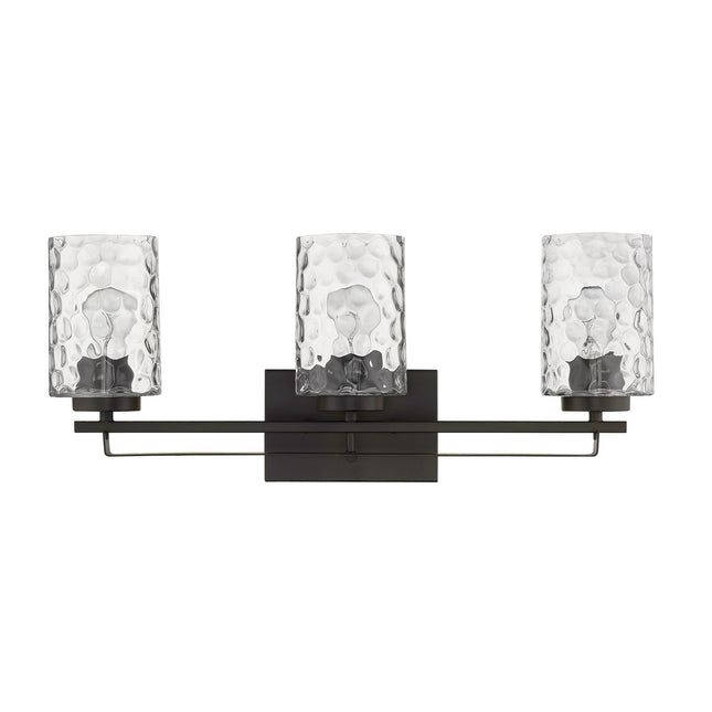 Livvy 3-Light Oil Rubbed Bronze Vanity Light Fixture Home Decor > Lighting > Wall Lighting > Wall Sconces TriadCommerceInc