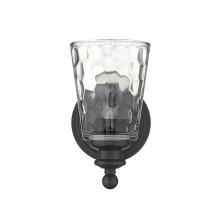 Bronze Metal Pebbled Glass Wall Light Fixture Home Decor > Lighting > Wall Lighting > Wall Sconces TriadCommerceInc