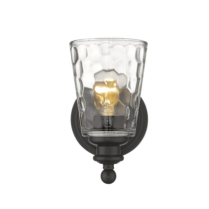 Bronze Metal Pebbled Glass Wall Light Fixture Home Decor > Lighting > Wall Lighting > Wall Sconces TriadCommerceInc