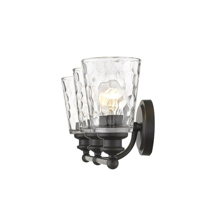 Mae 3-Light Oil Rubbed Bronze Vanity Light with Clear Glass Home Decor > Lighting > Wall Lighting > Wall Sconces TriadCommerceInc