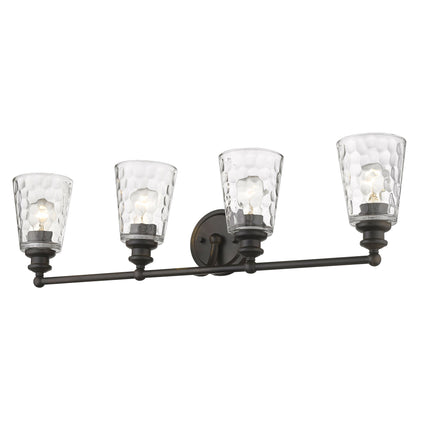 Mae 4-Light Oil Rubbed Bronze Vanity Light Fixture Home Decor > Lighting > Wall Lighting > Wall Sconces TriadCommerceInc