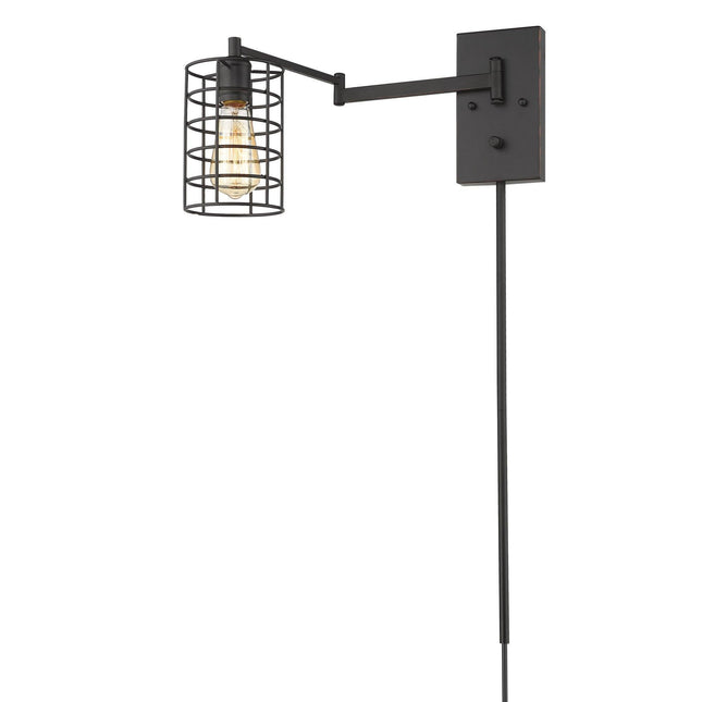 Industrial Bronze Metal Wall Sconce Home Decor > Lighting > Wall Lighting > Wall Sconces TriadCommerceInc