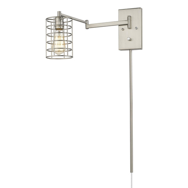 Industrial Silver Metal Wall Sconce Home Decor > Lighting > Wall Lighting > Wall Sconces TriadCommerceInc