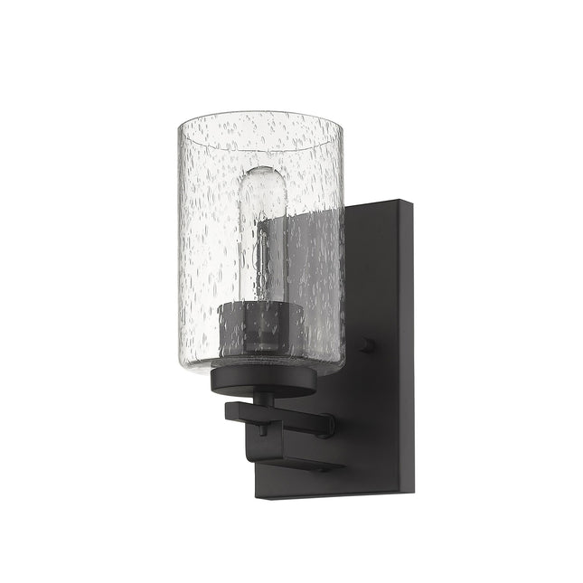 Bronze Metal Textured Glass Wall Sconce Light Fixture Home Decor > Lighting > Wall Lighting > Wall Sconces TriadCommerceInc