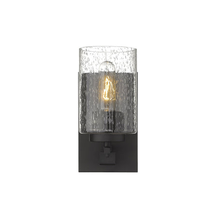 Bronze Metal Textured Glass Wall Sconce Light Fixture Home Decor > Lighting > Wall Lighting > Wall Sconces TriadCommerceInc