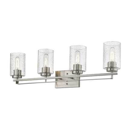 Orella 4-Light Satin Nickel Modern Vanity Light Fixture Home Decor > Lighting > Wall Lighting > Wall Sconces TriadCommerceInc