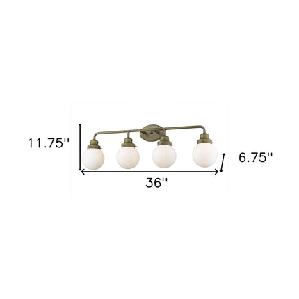 Portsmith 4-Light Raw Brass Vanity Vanity Lighting TriadCommerceInc Default Title  