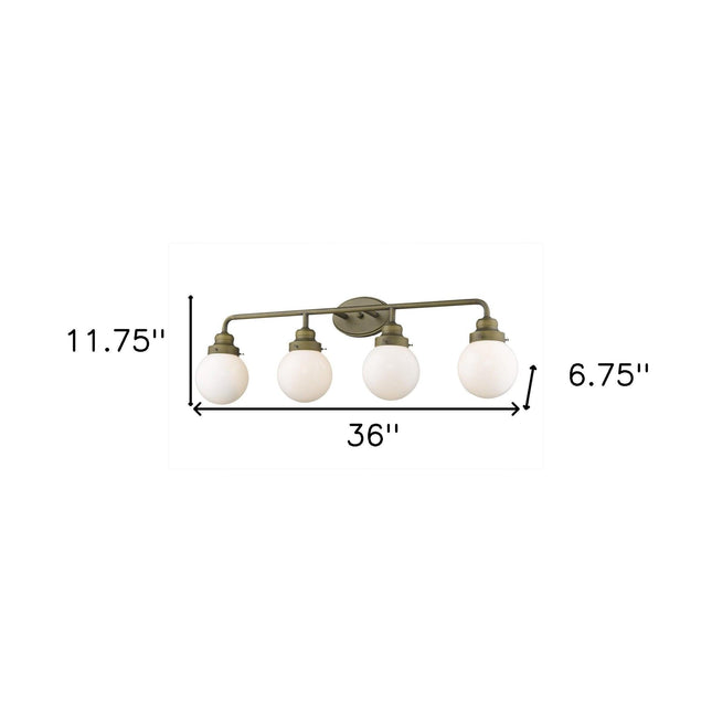 Portsmith 4-Light Raw Brass Vanity Vanity Lighting TriadCommerceInc Default Title  