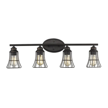 Piers 4-Light Oil Rubbed Bronze Vanity Light Fixture Home Decor > Lighting > Wall Lighting > Wall Sconces TriadCommerceInc
