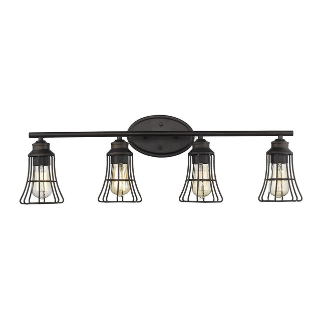 Piers 4-Light Oil Rubbed Bronze Vanity Light Fixture Home Decor > Lighting > Wall Lighting > Wall Sconces TriadCommerceInc