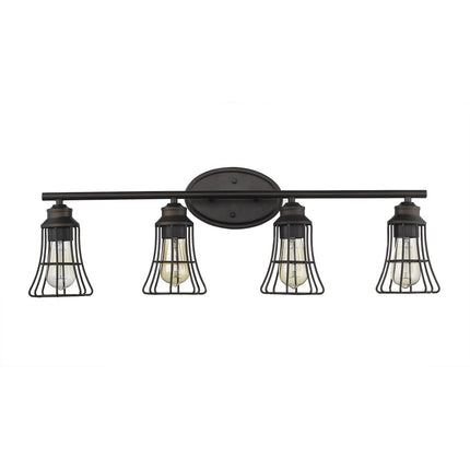 Piers 4-Light Oil Rubbed Bronze Vanity Light Fixture Home Decor > Lighting > Wall Lighting > Wall Sconces TriadCommerceInc