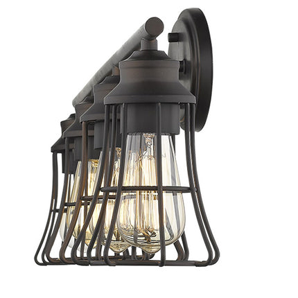 Piers 4-Light Oil Rubbed Bronze Vanity Light Fixture Home Decor > Lighting > Wall Lighting > Wall Sconces TriadCommerceInc
