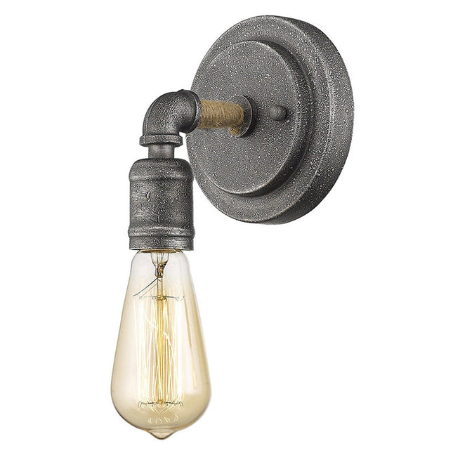 Industrial Textured Gray Wall Light Home Decor > Lighting > Wall Lighting > Wall Sconces TriadCommerceInc