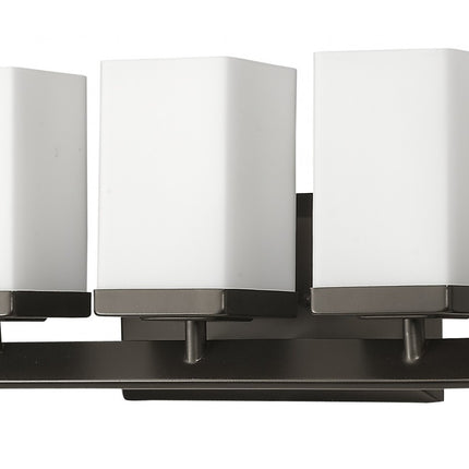 Burgundy 5-Light Oil Rubbed Bronze Vanity Light with Etched Glass Shades Home Decor > Lighting > Wall Lighting > Wall Sconces TriadCommerceInc
