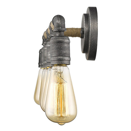 Grayson 5-Light Antique Gray Industrial Vanity Light Fixture Home Decor > Lighting > Wall Lighting > Wall Sconces TriadCommerceInc