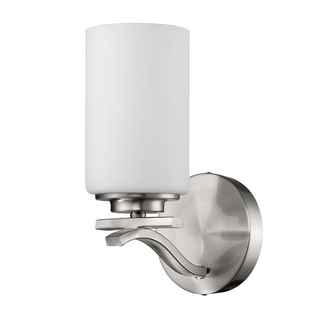 Silver Glass One Light Wall Sconce Modern Lighting Fixture Home Decor > Lighting > Wall Lighting > Wall Sconces TriadCommerceInc