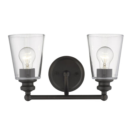 Two Light Antique Bronze Glass Shade Wall Sconce Lighting Fixture Home Decor > Lighting > Wall Lighting > Wall Sconces TriadCommerceInc