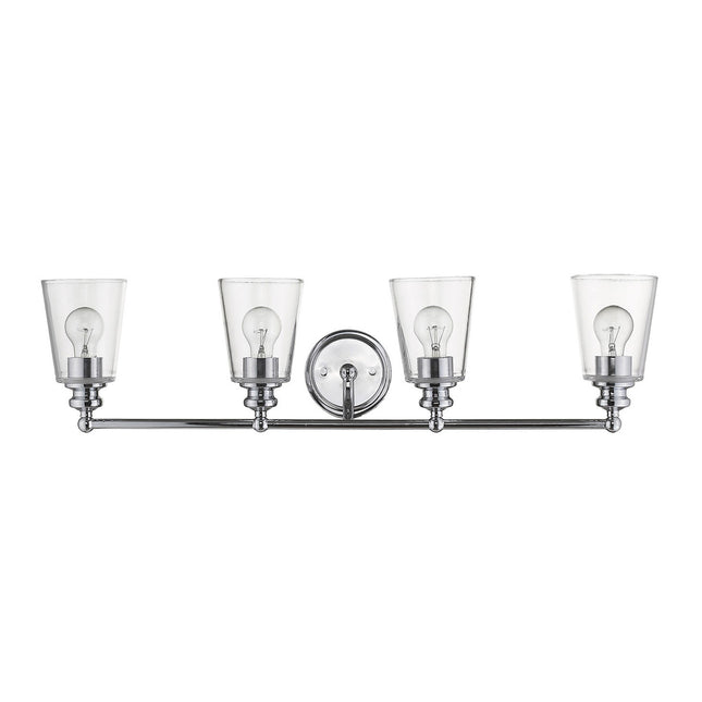 Ceil 4-Light Chrome Vanity Light Fixture Home Decor > Lighting > Wall Lighting > Wall Sconces TriadCommerceInc