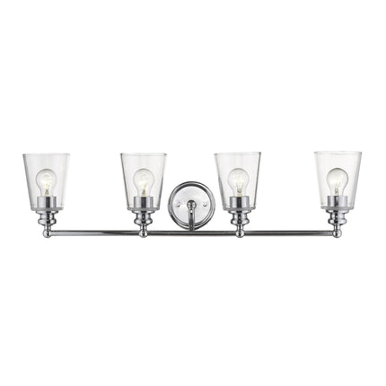 Ceil 4-Light Chrome Vanity Light Fixture Home Decor > Lighting > Wall Lighting > Wall Sconces TriadCommerceInc