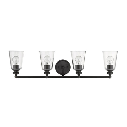 Ceil 4-Light Oil Rubbed Bronze Vanity Light Fixture Home Decor > Lighting > Wall Lighting > Wall Sconces TriadCommerceInc
