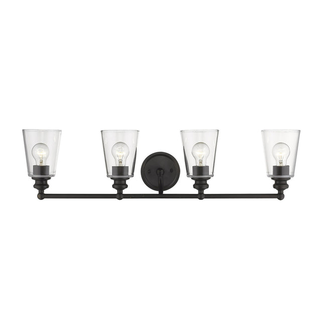 Ceil 4-Light Oil Rubbed Bronze Vanity Light Fixture Home Decor > Lighting > Wall Lighting > Wall Sconces TriadCommerceInc