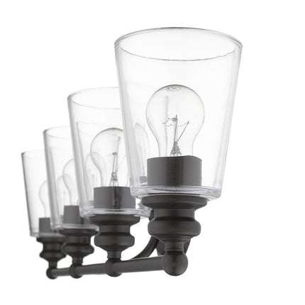 Ceil 4-Light Oil Rubbed Bronze Vanity Light Fixture Home Decor > Lighting > Wall Lighting > Wall Sconces TriadCommerceInc