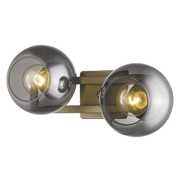 Lunette 2-Light Aged Brass Sconce Home Decor > Lighting > Wall Lighting > Wall Sconces TriadCommerceInc