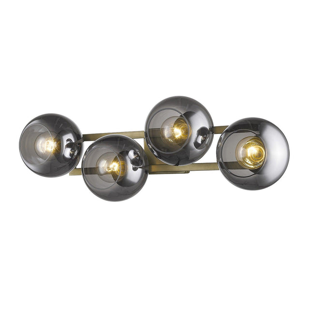 Lunette 4-Light Aged Brass Sconce Home Decor > Lighting > Wall Lighting > Wall Sconces TriadCommerceInc