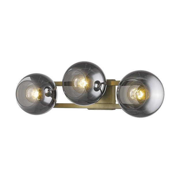 Lunette 3-Light Aged Brass Sconce Home Decor > Lighting > Wall Lighting > Wall Sconces TriadCommerceInc