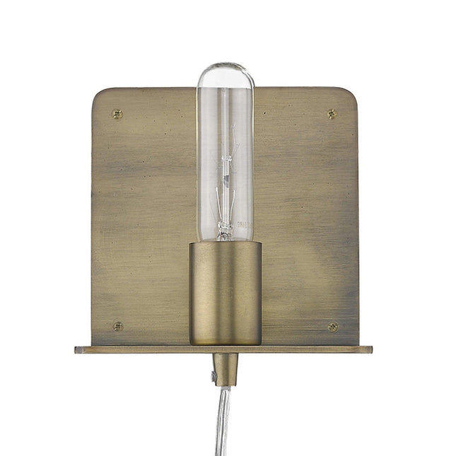 Petite Dull Gold Shelf Wall Light Home Decor > Lighting > Wall Lighting > Wall Sconces TriadCommerceInc
