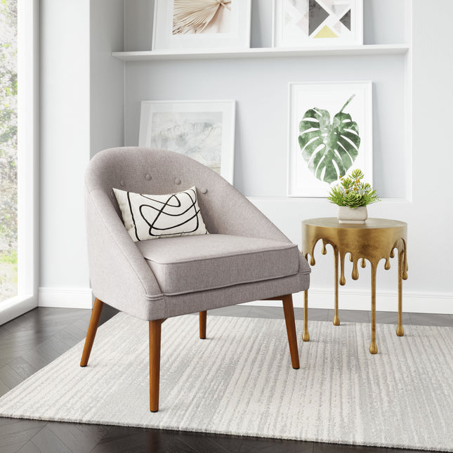 Carter Accent Chair Gray Chairs TriadCommerceInc   