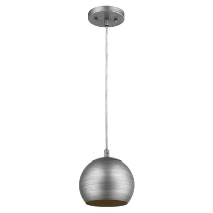 Light Gray Gold Hanging Dome Pendant Light Home Decor > Lighting > Ceiling Lights > Pendant Lights TriadCommerceInc Default Title