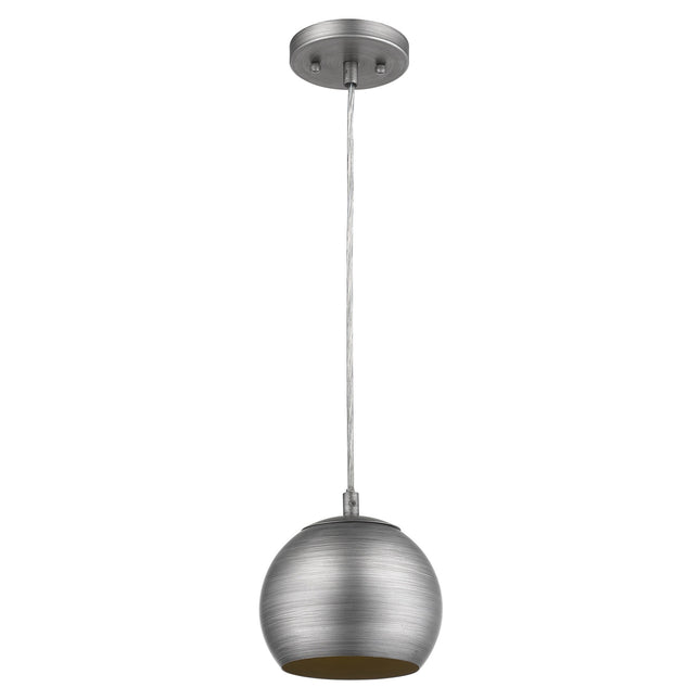 Light Gray Gold Hanging Dome Pendant Light Home Decor > Lighting > Ceiling Lights > Pendant Lights TriadCommerceInc Default Title