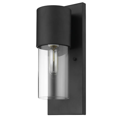 Contemporary Matte Black Glass Wall Light Home Decor > Lighting > Wall Lighting > Wall Sconces TriadCommerceInc