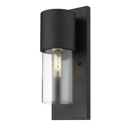 Contemporary Matte Black Glass Wall Light Home Decor > Lighting > Wall Lighting > Wall Sconces TriadCommerceInc